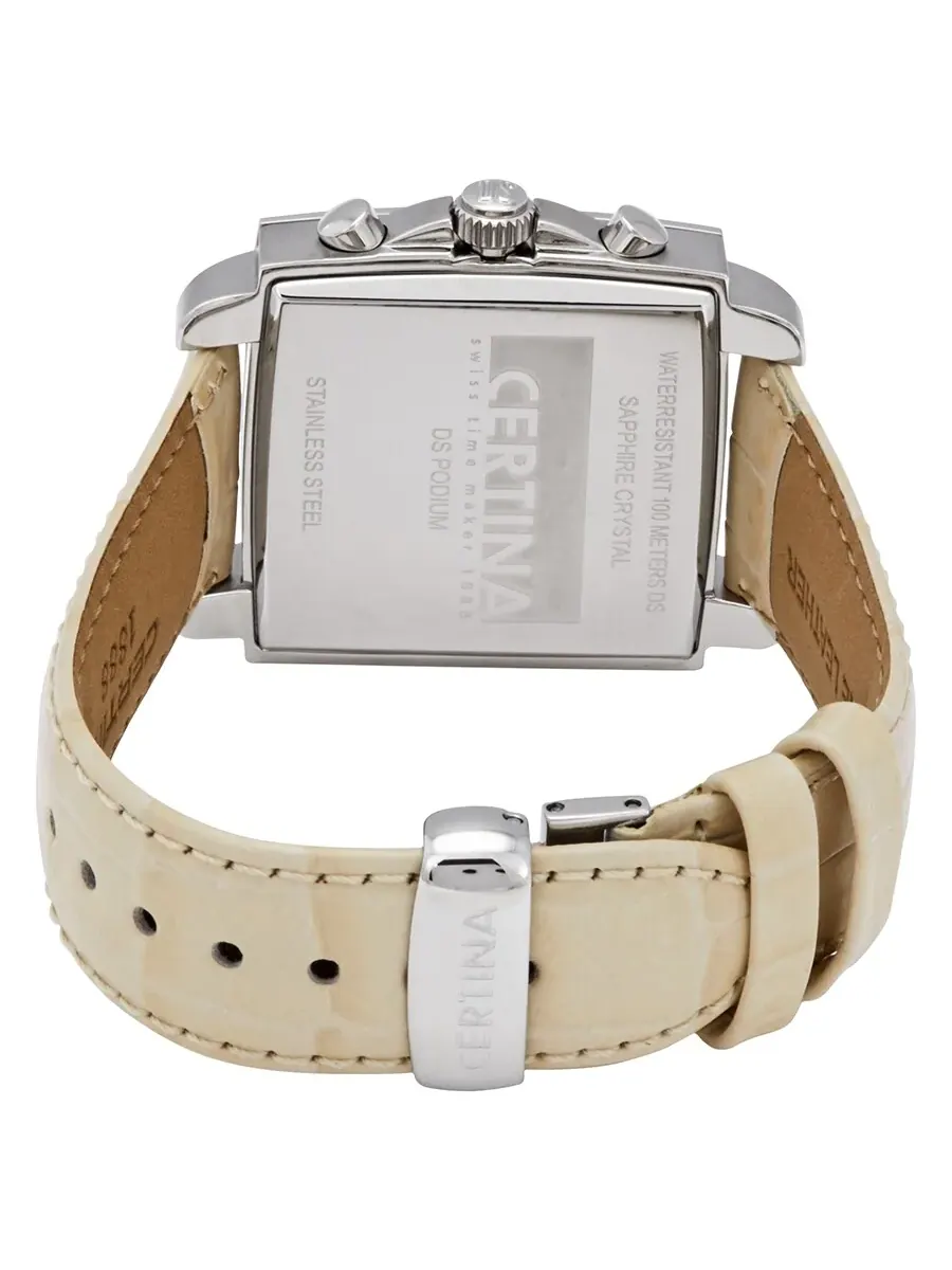 Женские часы Certina DS Podium Chronograph с циферблатом цвета слоновой кости C001.317.16.267.00 — изображение 3 из 3