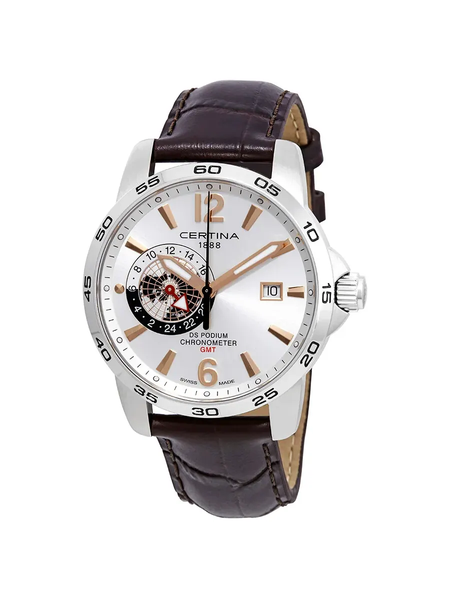 Мужские часы Certina DS Podium с серебристым циферблатом C034.455.16.037.01