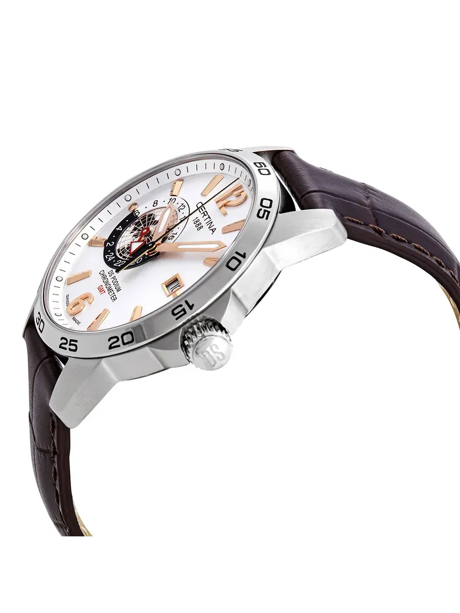 Мужские часы Certina DS Podium с серебристым циферблатом C034.455.16.037.01 — изображение 2 из 3, оттенок серебряный