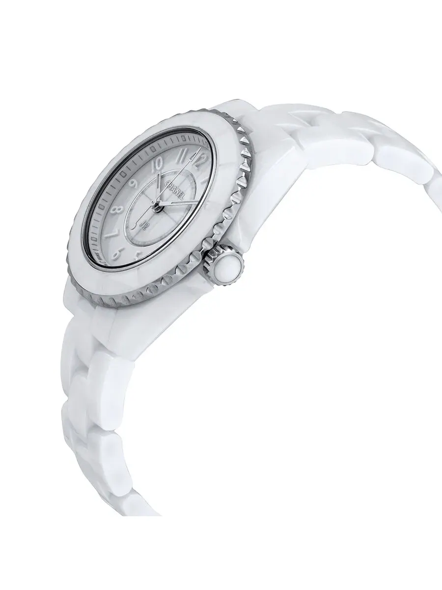 Женские часы Chanel J12 Phantom с белым циферблатом H6345 — изображение 2 из 6, оттенок серебряный