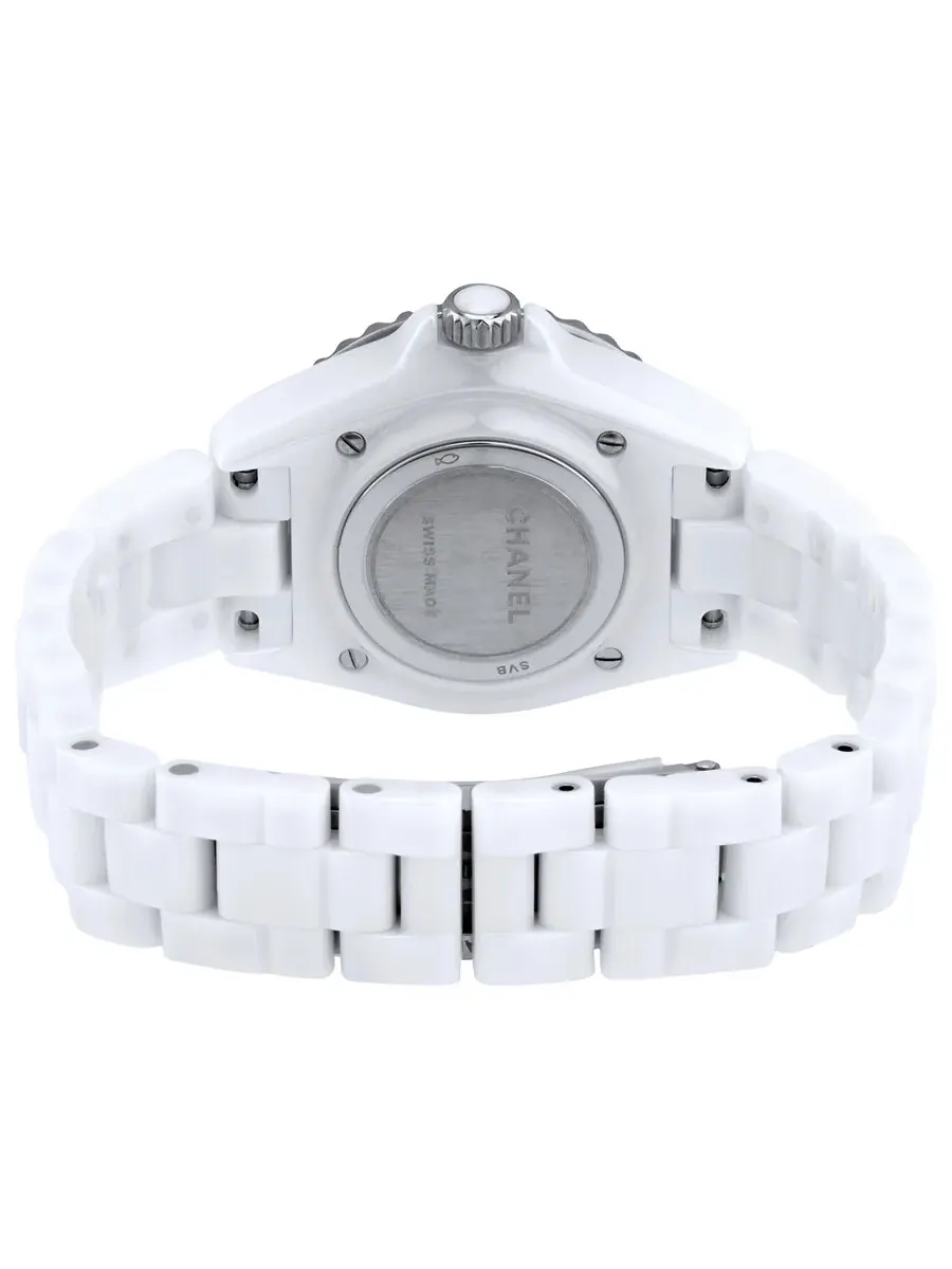 Женские часы Chanel J12 Phantom с белым циферблатом H6345 — изображение 3 из 6, оттенок серебряный