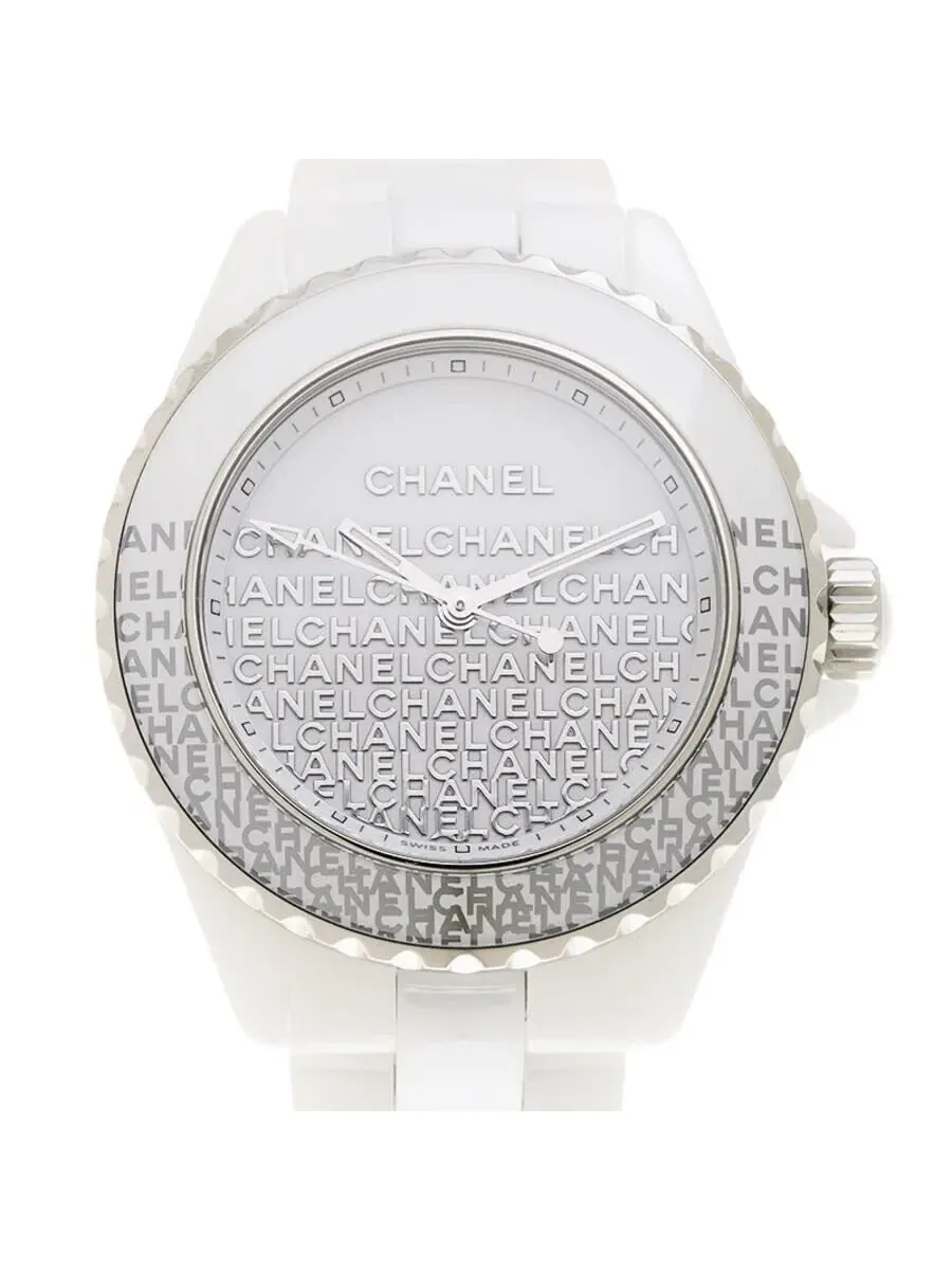 Женские кварцевые часы Chanel J12 с белым циферблатом, модель H7419 — изображение 2 из 6, оттенок белый