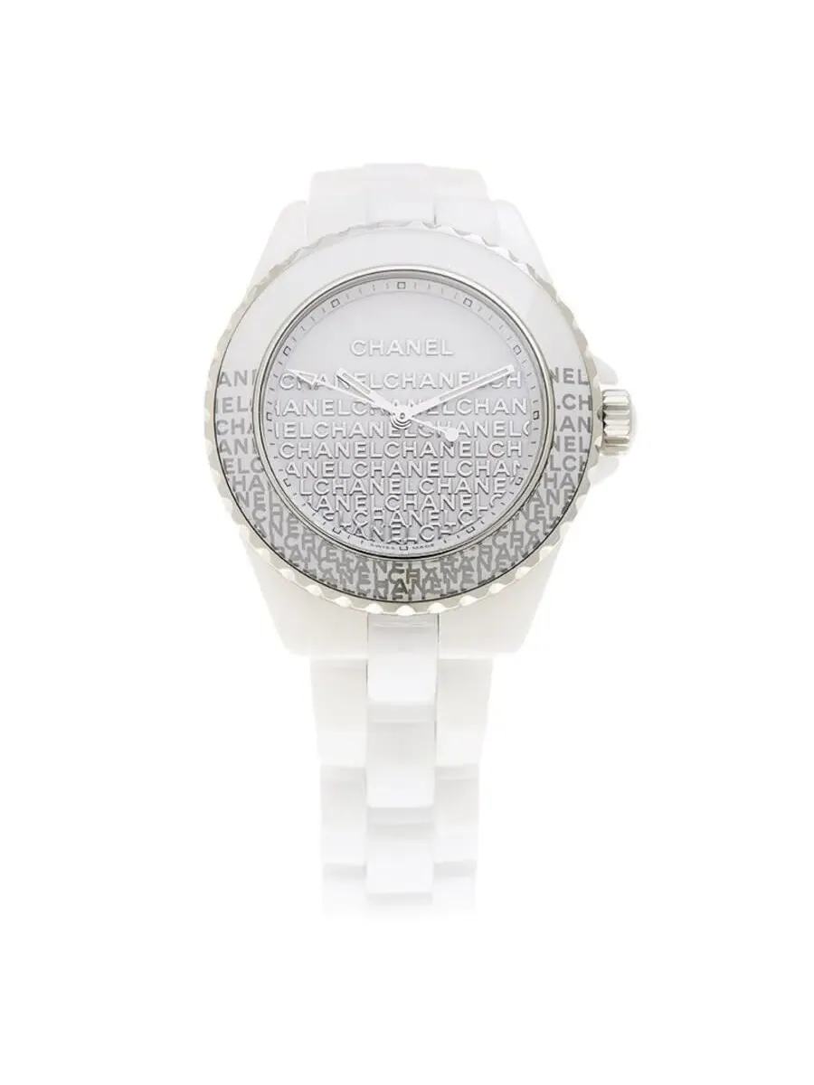 Женские кварцевые часы Chanel J12 с белым циферблатом, модель H7419 — изображение 3 из 6, оттенок белый