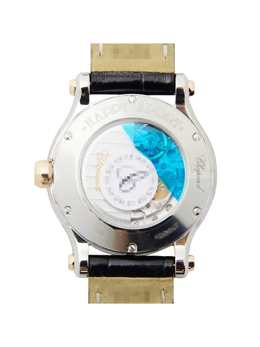 Женские часы Chopard Happy Sport Automatic с серебристым циферблатом 278573-6013 — изображение 4 из 5, оттенок серебряный