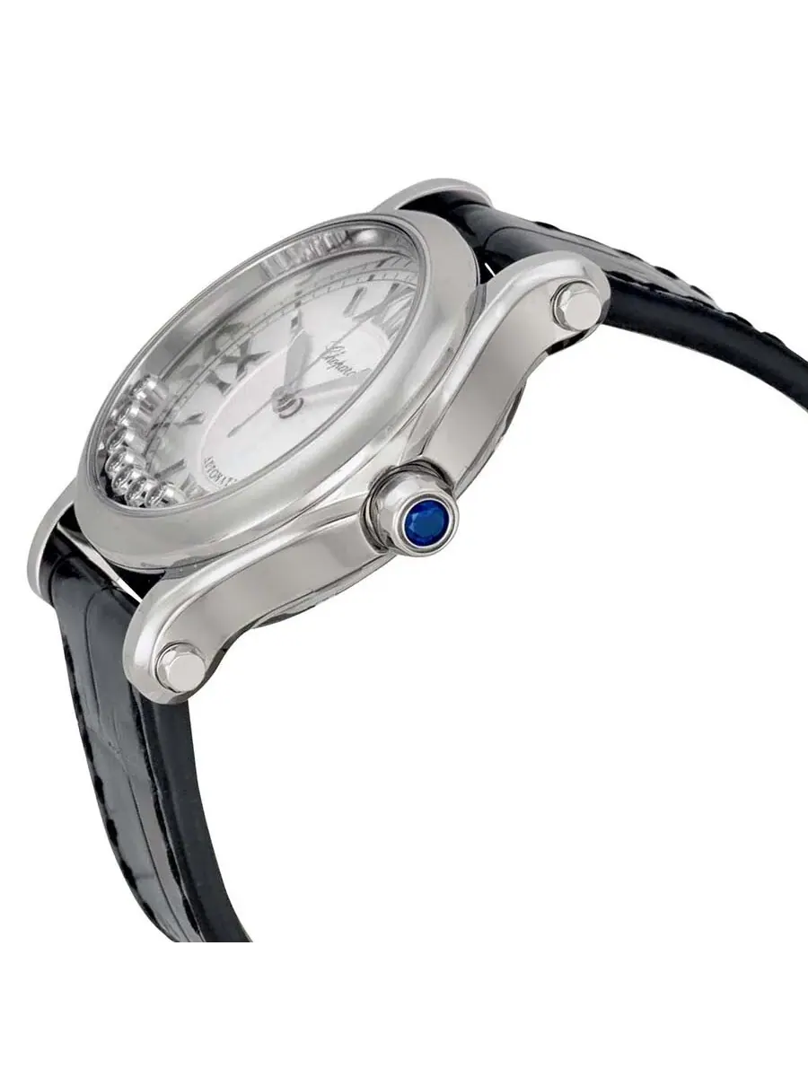 Женские часы Chopard Happy Sport Automatic с серебристым циферблатом 278559-3001 — изображение 2 из 3, оттенок серебряный