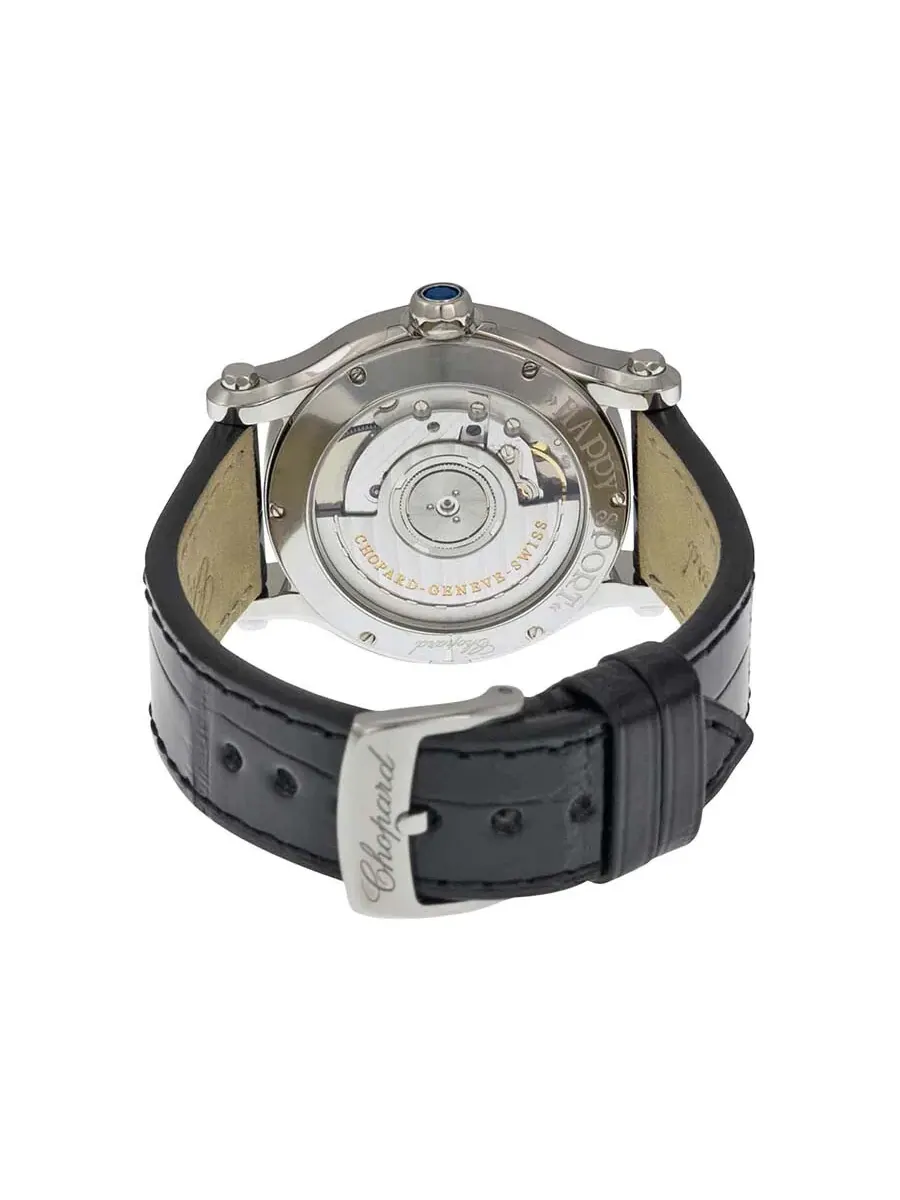 Женские часы Chopard Happy Sport Automatic с серебристым циферблатом 278559-3001 — изображение 3 из 3, оттенок серебряный