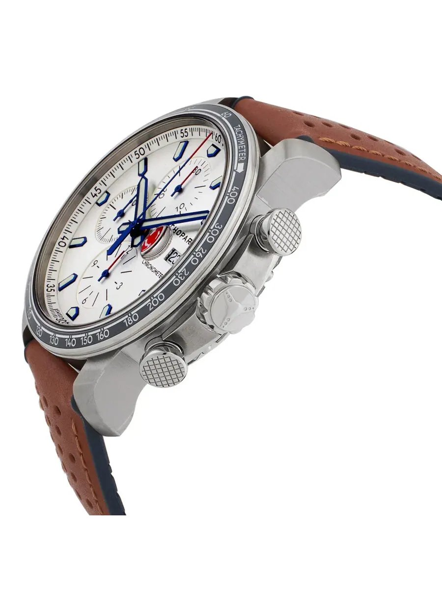Мужские часы Chopard Mille Miglia GT XL Хронограф Автомат Серебристый циферблат 168571-3010 — изображение 2 из 3