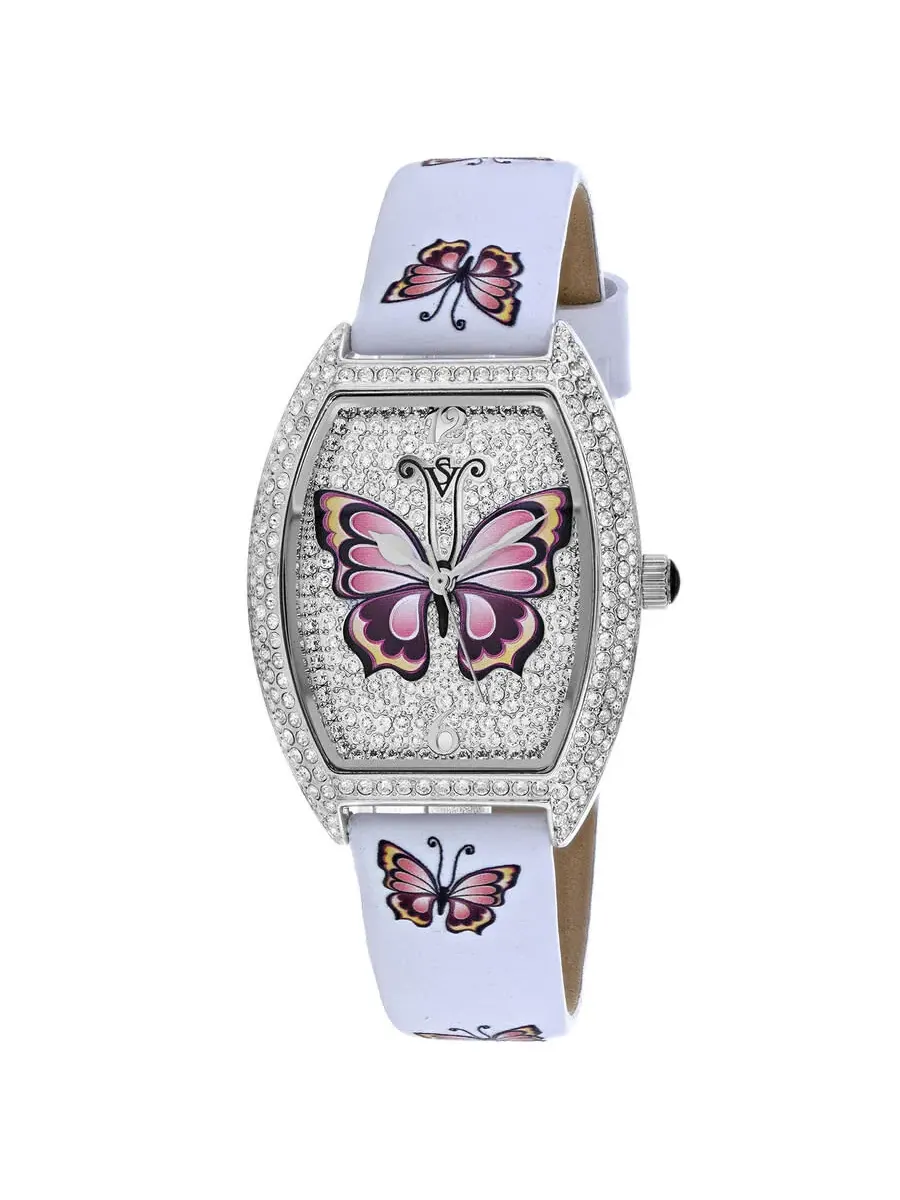 Женские часы Christian Van Sant Papillon Quartz с серебристым циферблатом CV4871