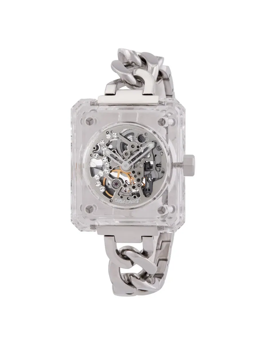 Женские механические часы Ciga Design Crystal Love R032-CS01-W5WH — прозрачный