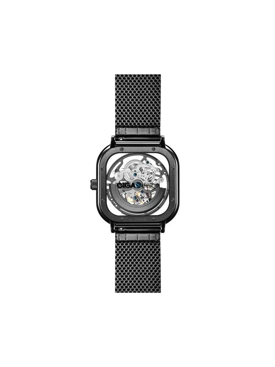 Мужские механические часы Ciga Design C-Series Skeleton Z011-BLBL-W13 — изображение 2 из 3, оттенок черный