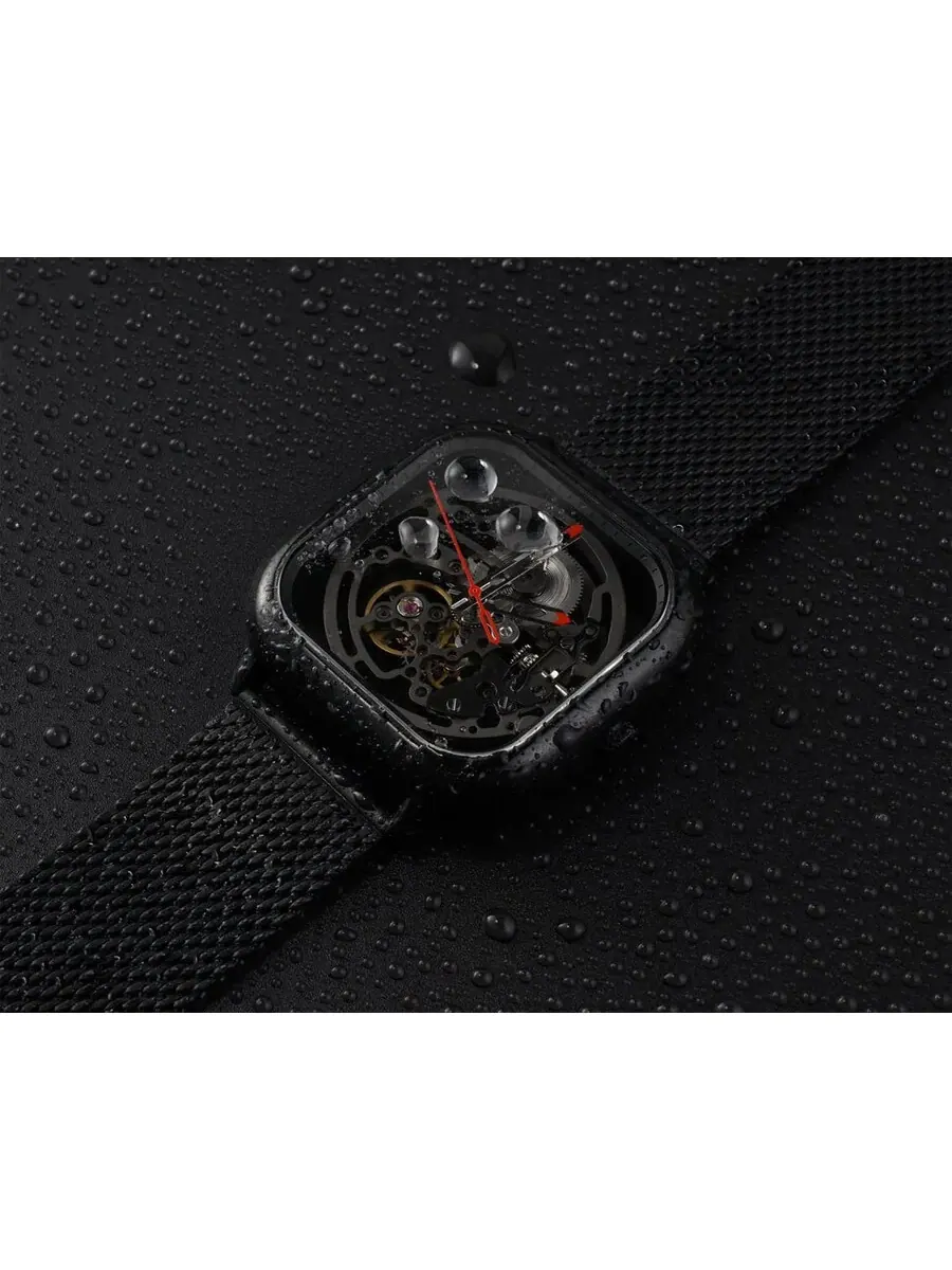 Мужские механические часы Ciga Design C-Series Skeleton Z011-BLBL-W13 — изображение 3 из 3, оттенок черный