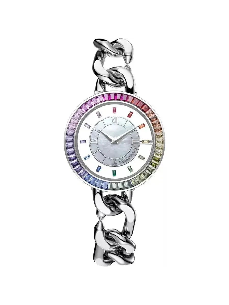 Женские часы Ciga Design Sparkle Quartz с белым циферблатом D022-SIRB-3SS — мульти