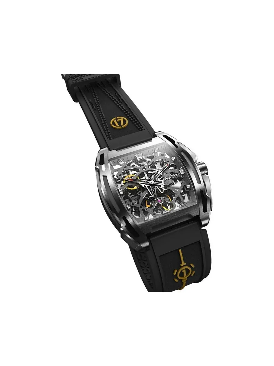 Мужские часы Ciga Design Z-Series Aircraft Carrier Automatic с серым циферблатом Z061-IPTI-W5BK — изображение 2 из 3