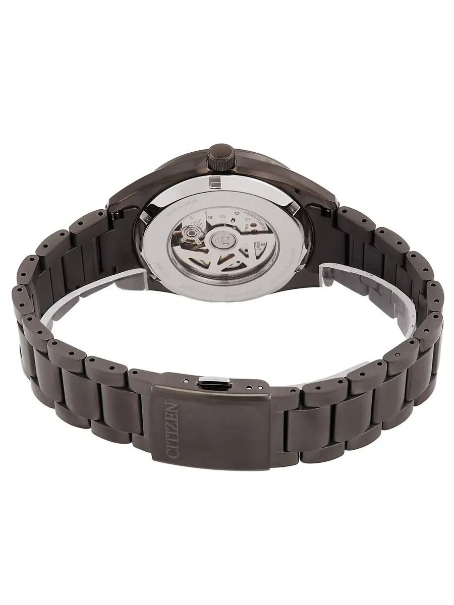 Мужские часы Citizen Automatic с черным циферблатом NB1054-58E — изображение 3 из 3, оттенок черный