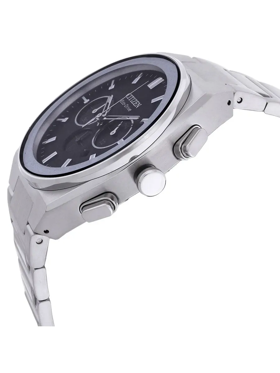 Мужские часы Citizen Axiom SC Chronograph с черным циферблатом CA4580-50E — изображение 2 из 3, оттенок серебряный