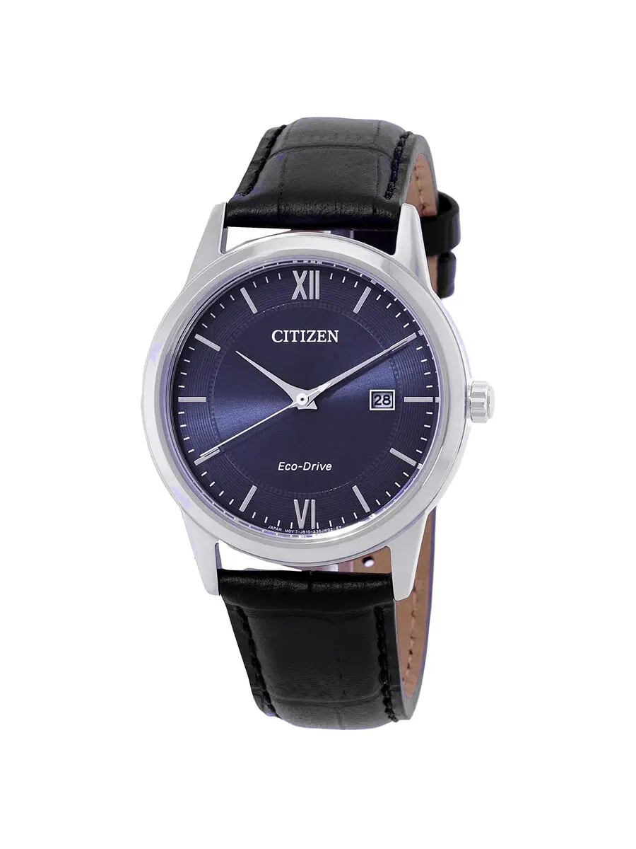 Мужские часы Citizen Classic Eco-Drive с синим циферблатом AW1780-09L
