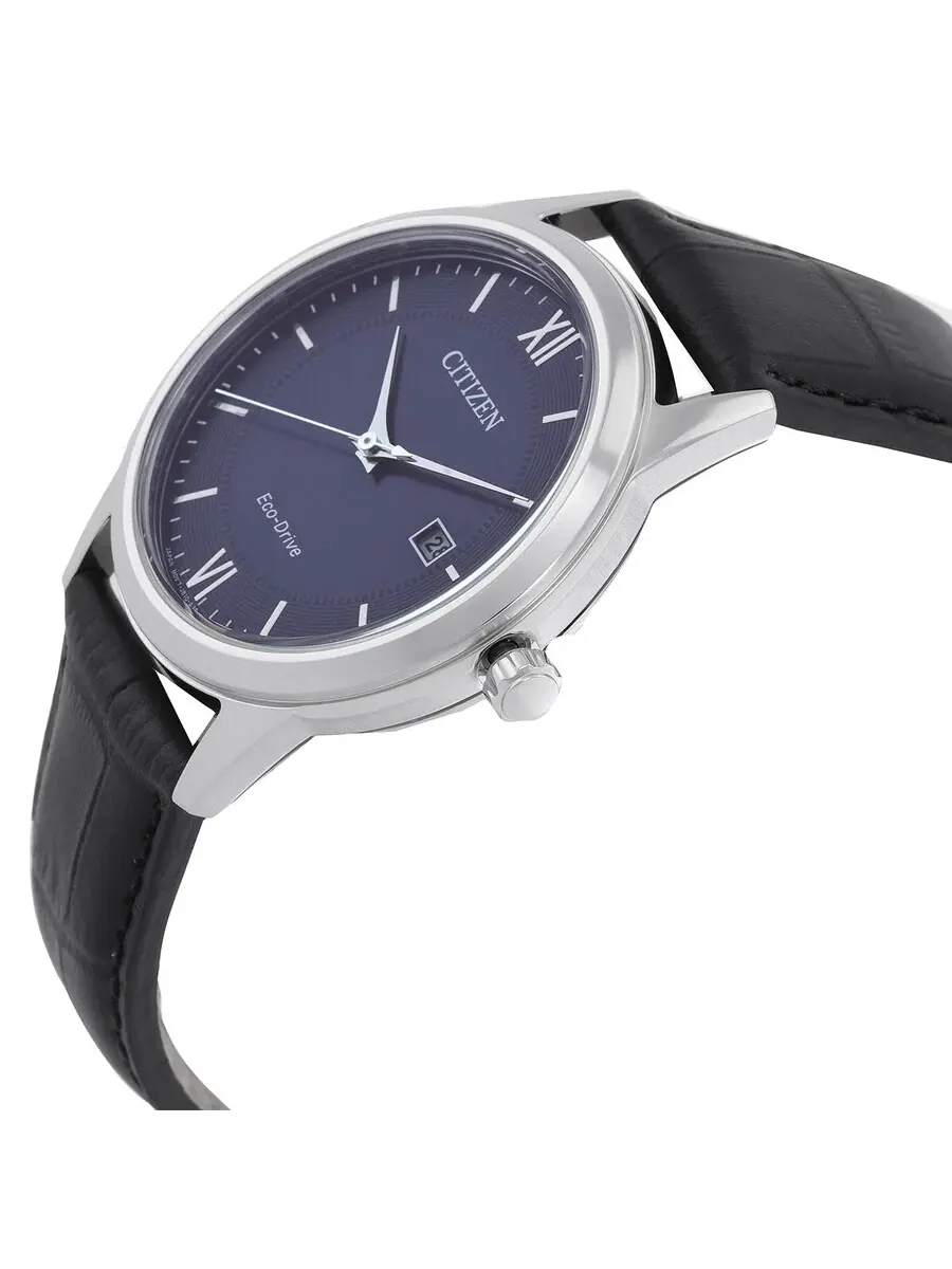 Мужские часы Citizen Classic Eco-Drive с синим циферблатом AW1780-09L — изображение 2 из 3, оттенок серебряный