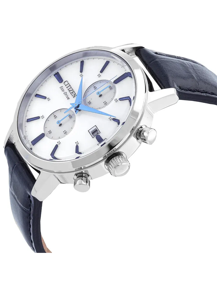 Мужские часы Citizen Core Collection Chronograph Quartz с белым циферблатом CA7069-16A — изображение 2 из 3