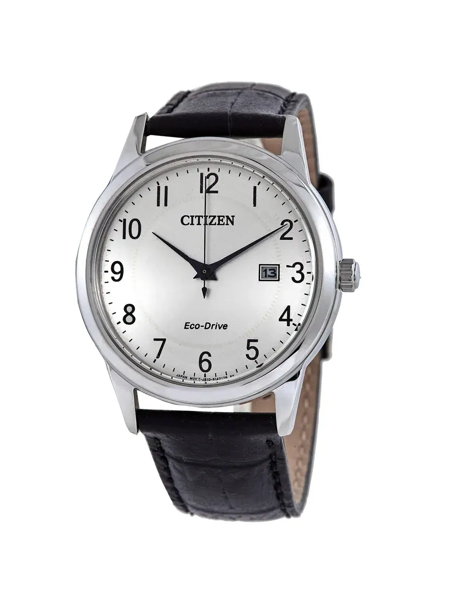 Мужские часы Citizen Corso Eco-Drive с серебристым циферблатом AW1231-07A