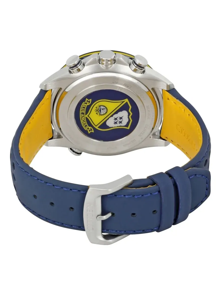Мужские часы Citizen Eco Drive Blue Angels World Chronograph AT8020-03L — изображение 3 из 3, оттенок синий