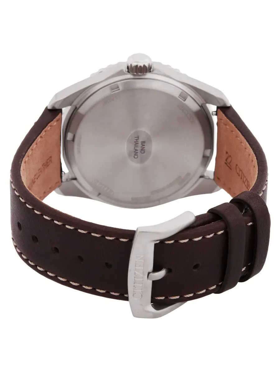 Мужские часы Citizen Weekender с кварцевым механизмом и оранжевым циферблатом AW1840-09X — изображение 3 из 3