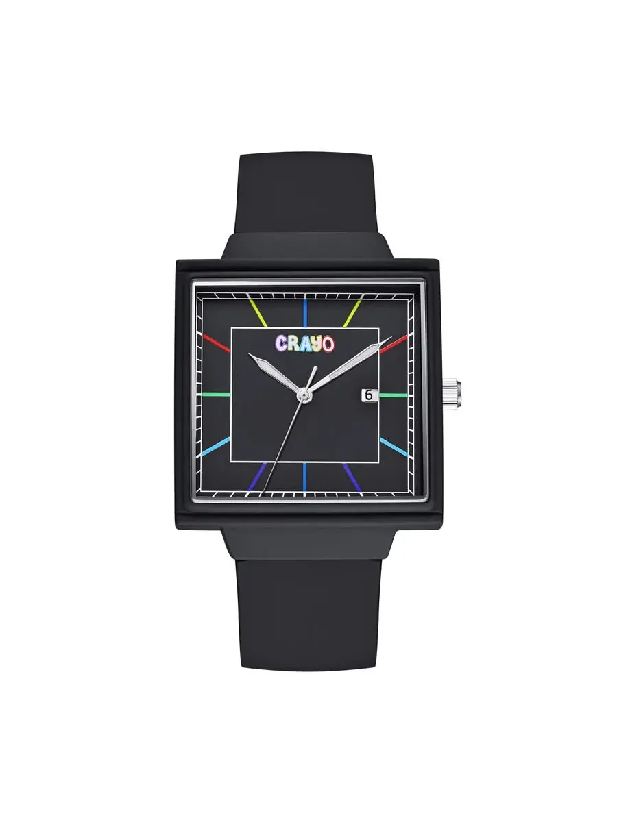 Часы унисекс Crayo Dream Quartz с черным циферблатом CRACR6003 — черный