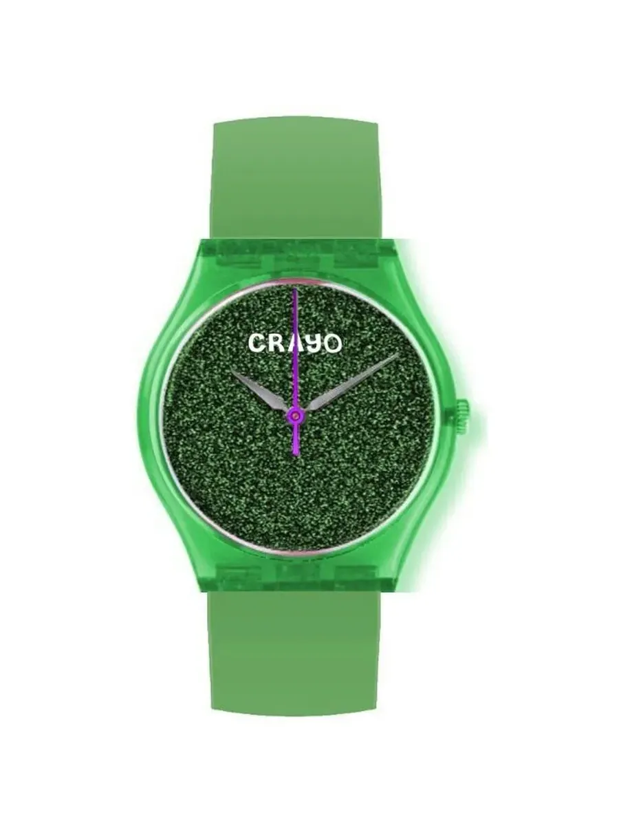 Часы Crayo с зеленым блестящим циферблатом CRACR4503