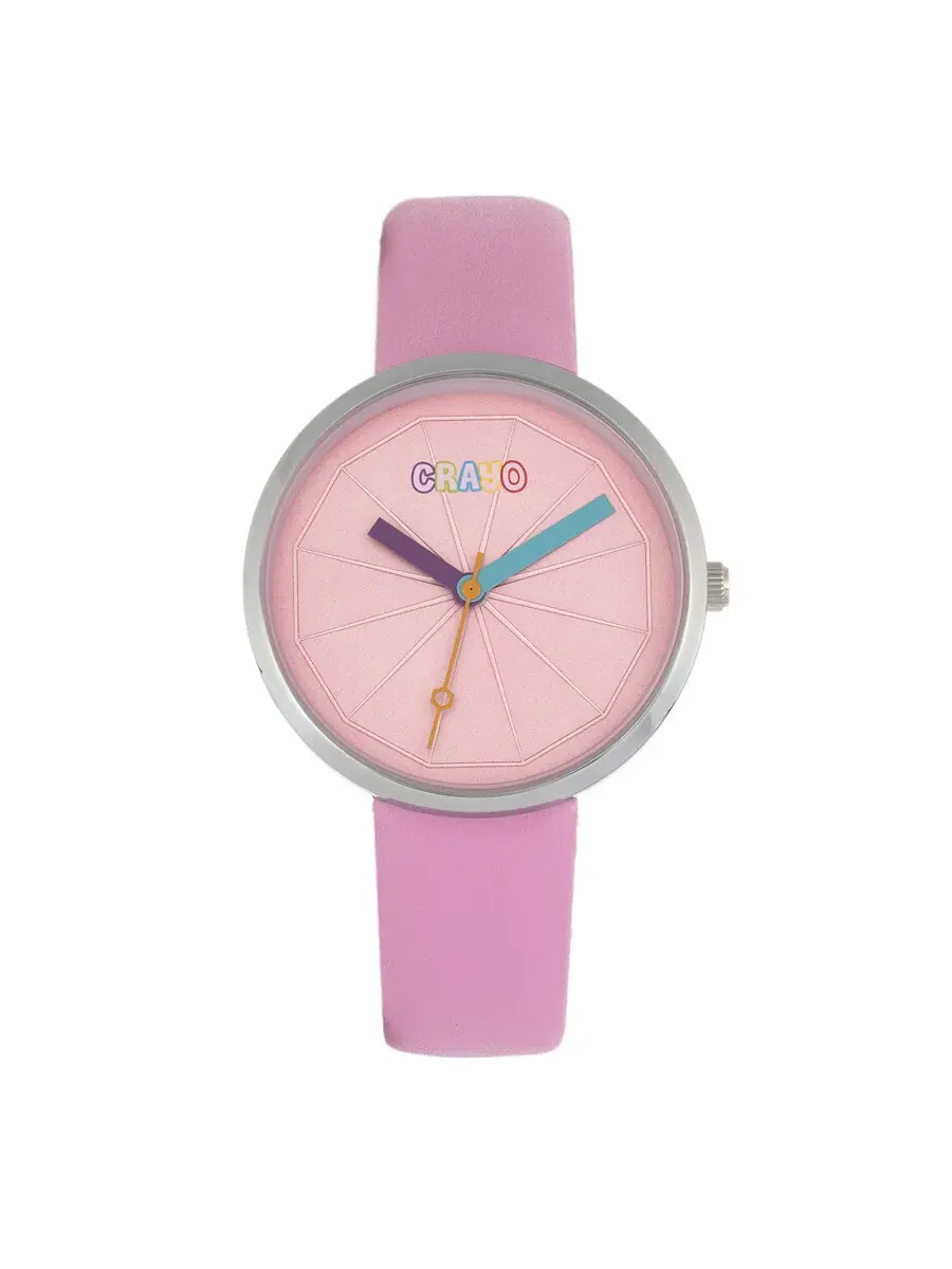 Часы Crayo Metric Quartz Pink Dial Unisex Watch CRACR5804