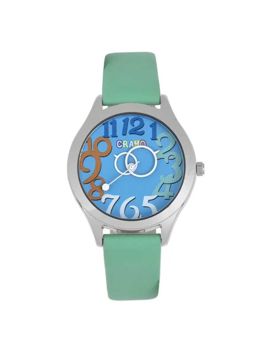 Часы унисекс Crayo Spirit Quartz с синим циферблатом CRACR5503