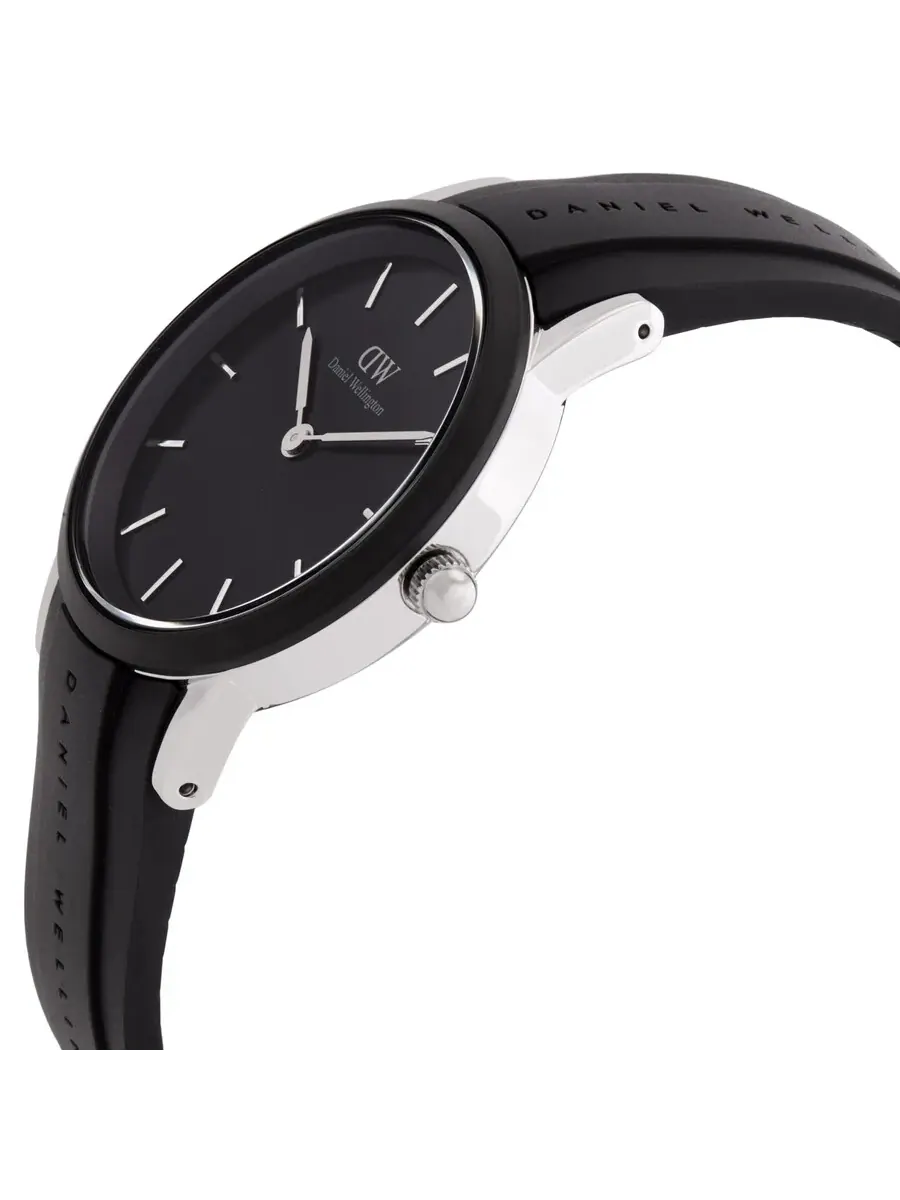 Мужские часы Daniel Wellington Iconic Motion Quartz с черным циферблатом DW00100436 — изображение 2 из 3, оттенок черный