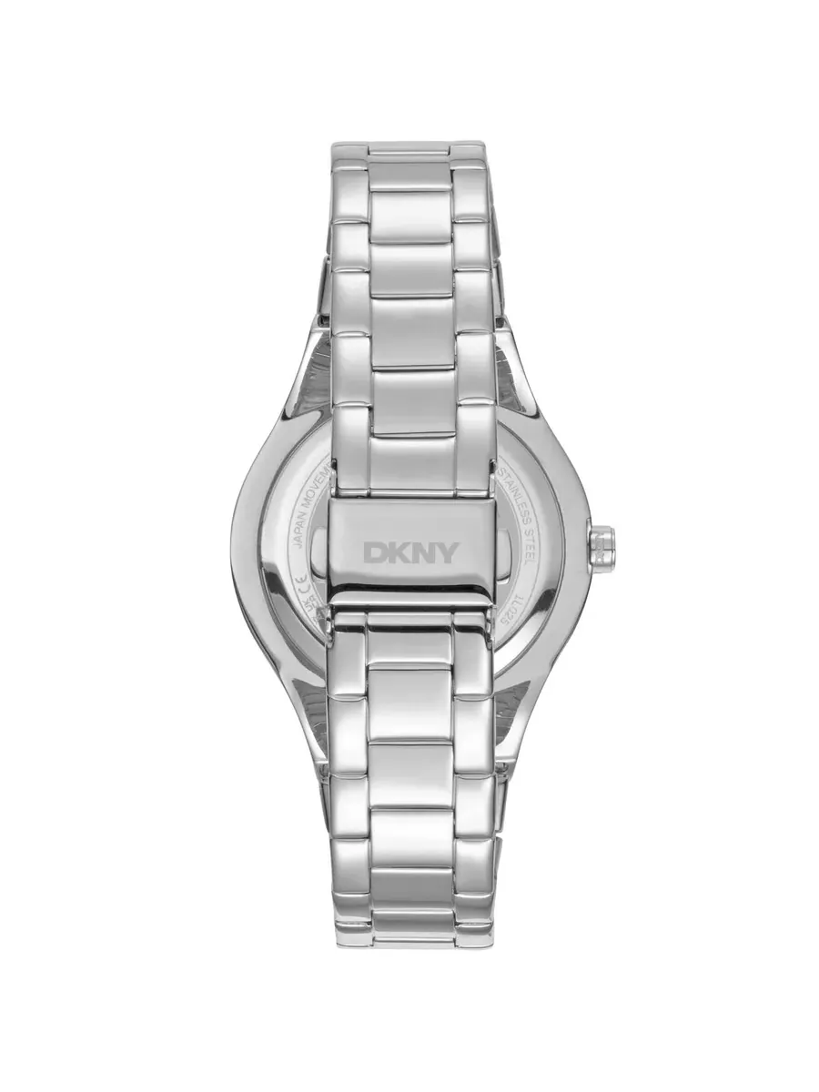 Женские модные часы DKNY с розовым циферблатом DK1L025M0025 — изображение 2 из 3, оттенок серебряный