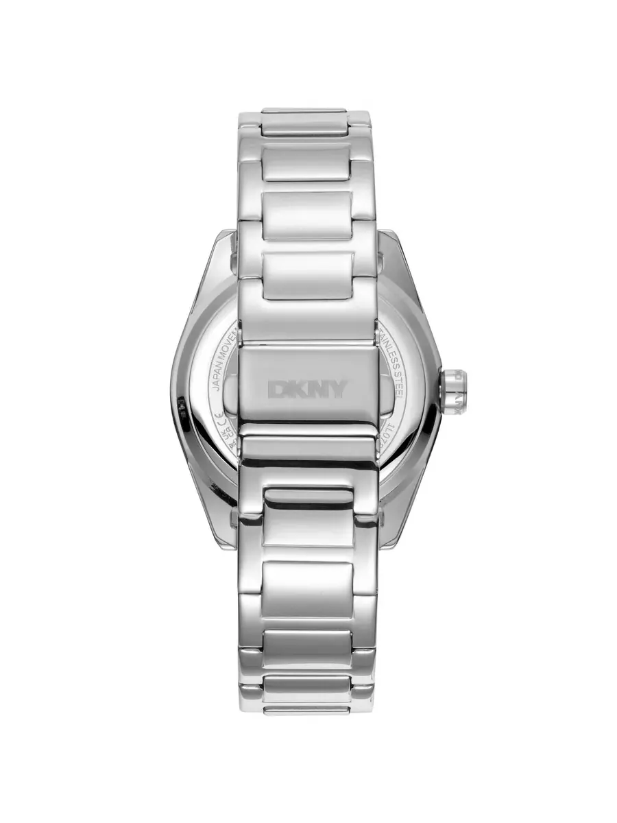 Женские модные часы DKNY с серебристым циферблатом DK1L078M0015 — изображение 2 из 3, оттенок серебряный