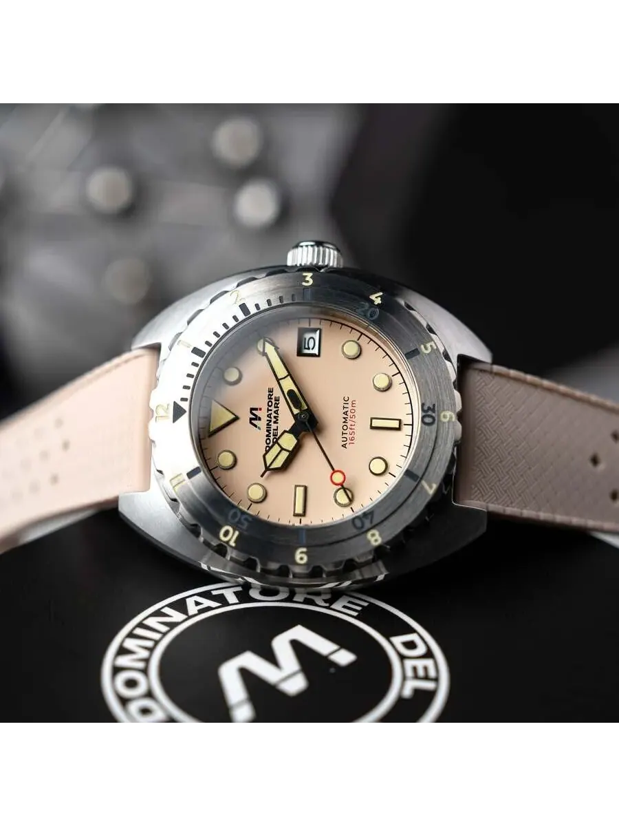 Мужские часы Dominatore Del Mare Amalfi с бежевым циферблатом DD-8028-09 — изображение 2 из 4, оттенок серебряный