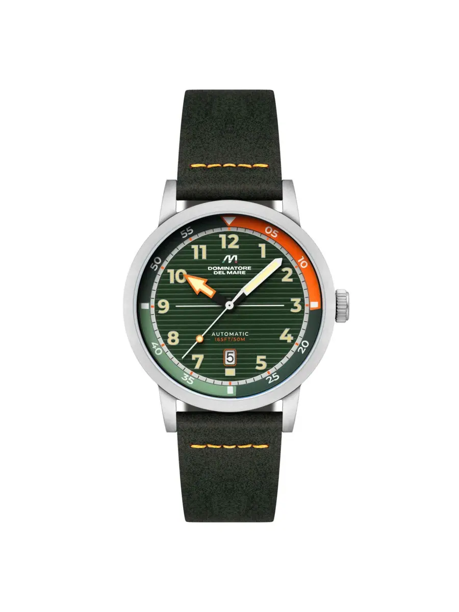 Мужские часы Dominatore Del Mare Camogli с автоматическим зеленым циферблатом DD-8025-03
