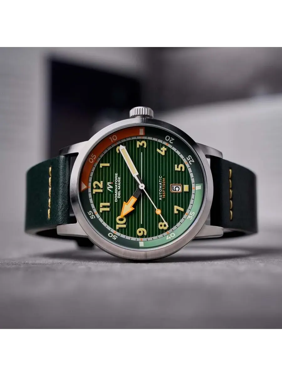 Мужские часы Dominatore Del Mare Camogli с автоматическим зеленым циферблатом DD-8025-03 — изображение 2 из 2