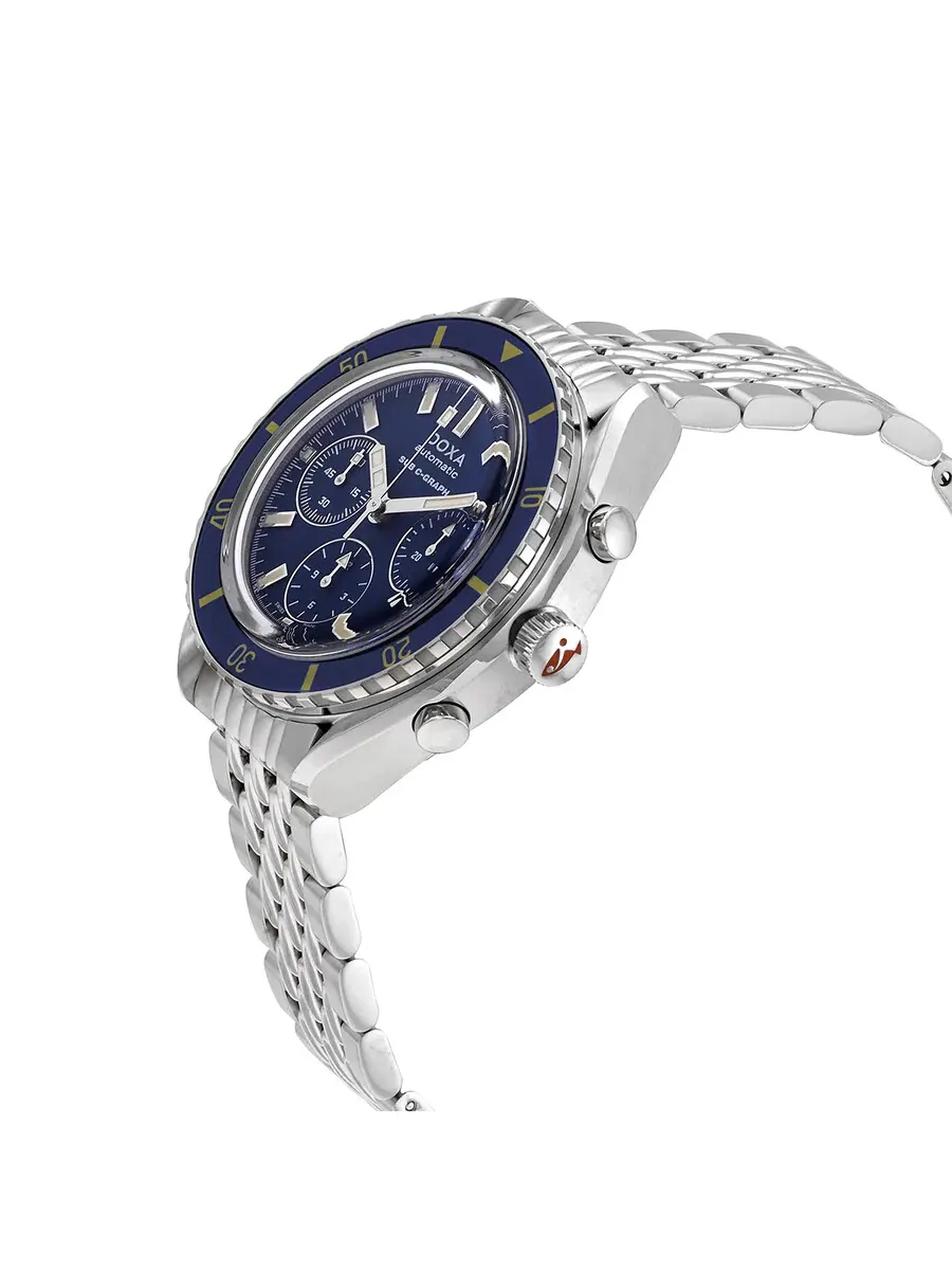 Мужские часы Doxa Sub 200 C-Graph Chronograph Automatic с синим циферблатом 798.10.201.10 — изображение 2 из 3, оттенок синий