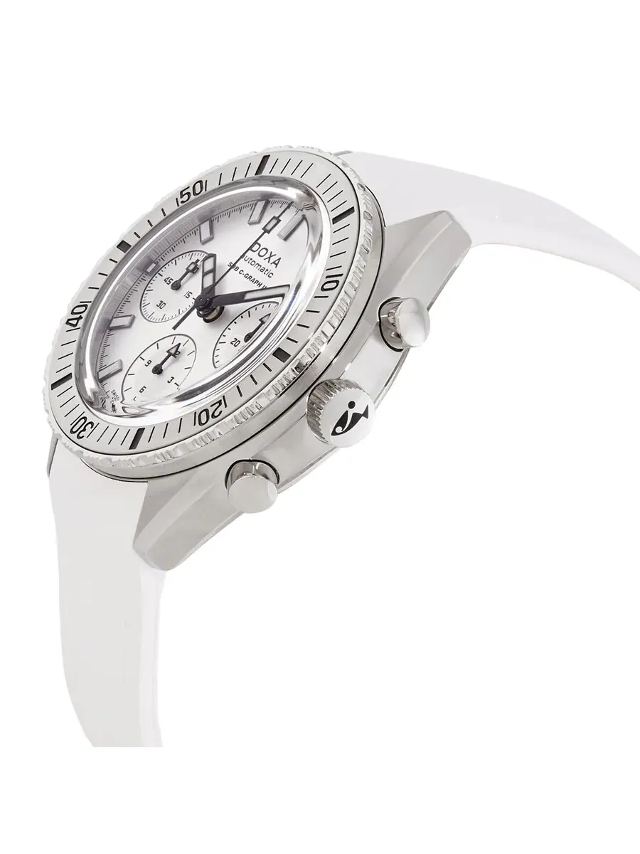 Мужские часы Doxa SUB 200 C-Graph II Chronograph Automatic с серебристым циферблатом 797.10.011.23 — изображение 2 из 3