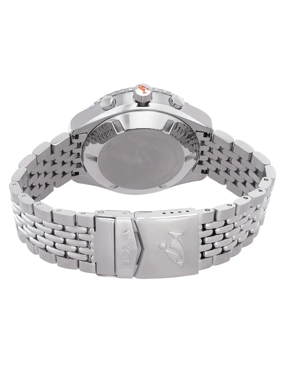 Мужские часы Doxa Sub 200 C-Graph Searambler Chronograph Automatic с серебристым циферблатом 798.10.021.10, оттенок черный