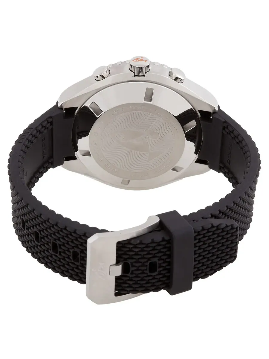 Наручные часы мужские Doxa SUB 200 C-Graph Sharkhunter Chronograph Automatic с черным циферблатом 798.10.101.20