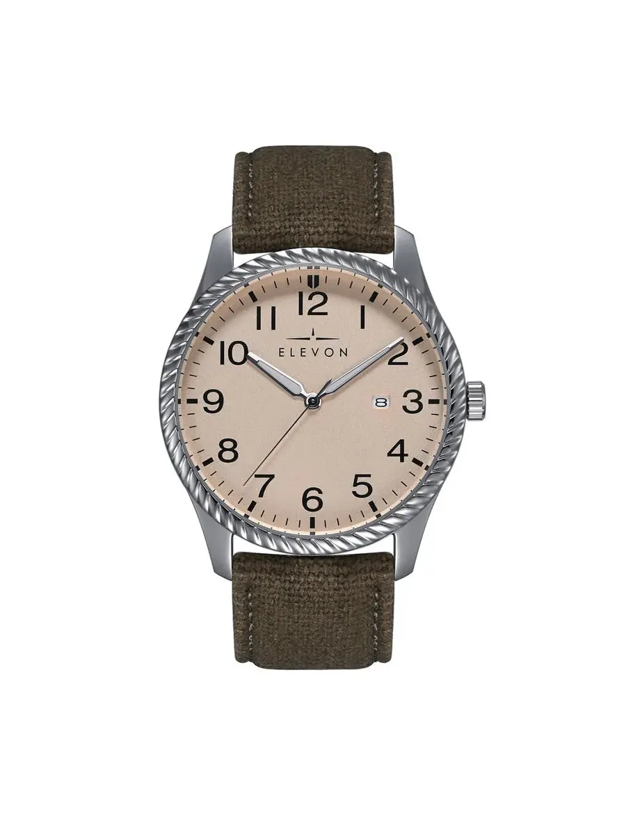 Мужские часы Elevon Crosswind с серебристым циферблатом ELE128-5