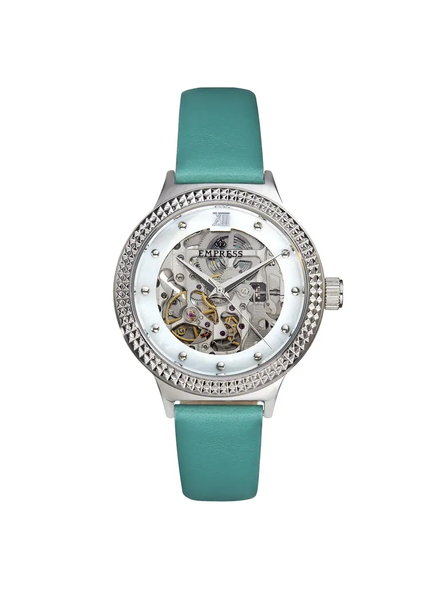 Женские часы Empress Alice с автоматическим механизмом и белым циферблатом EMPEM3202