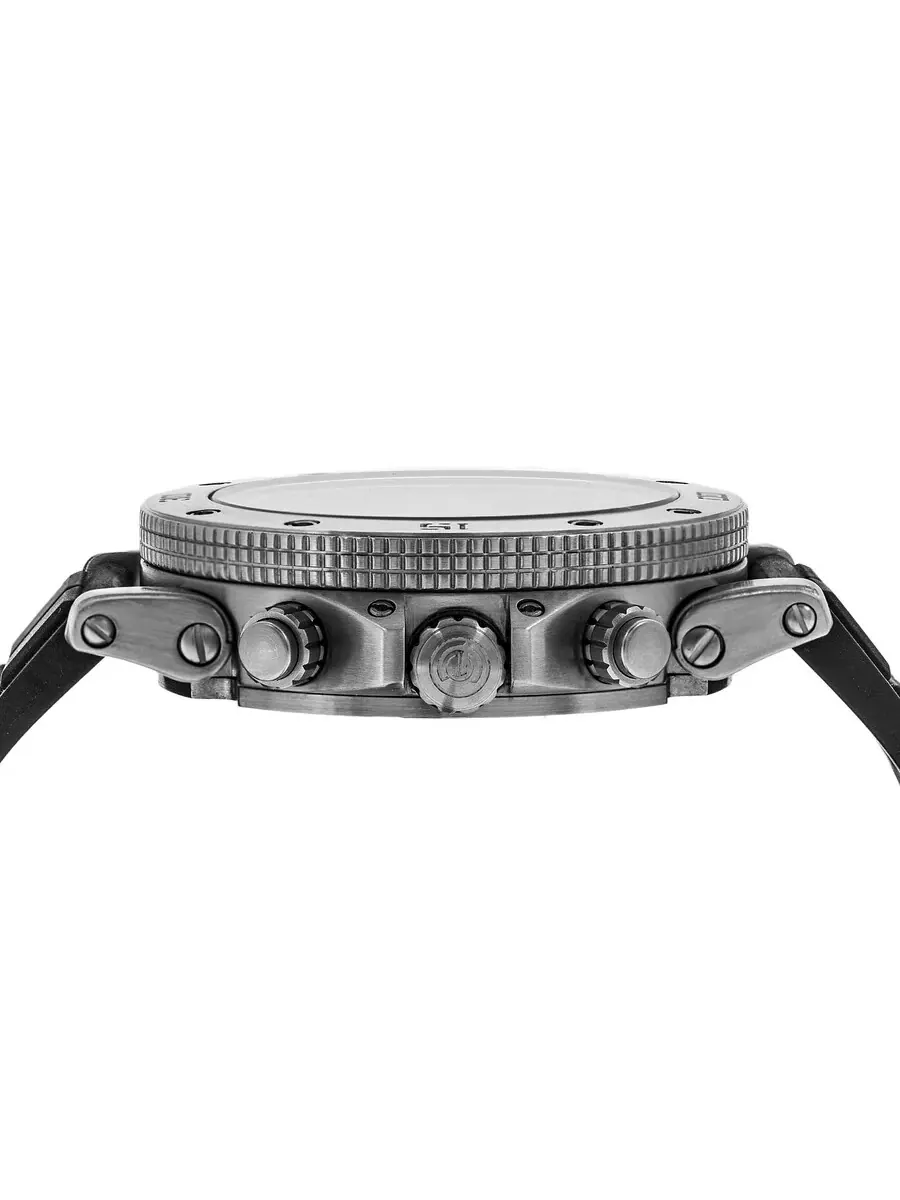 Мужские часы Equipe Tritium Arciform Chronograph с черным циферблатом ET407 — изображение 3 из 3, оттенок серебряный