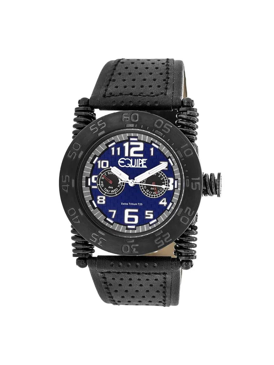 Мужские часы Equipe Tritium Coil с синим циферблатом ET103