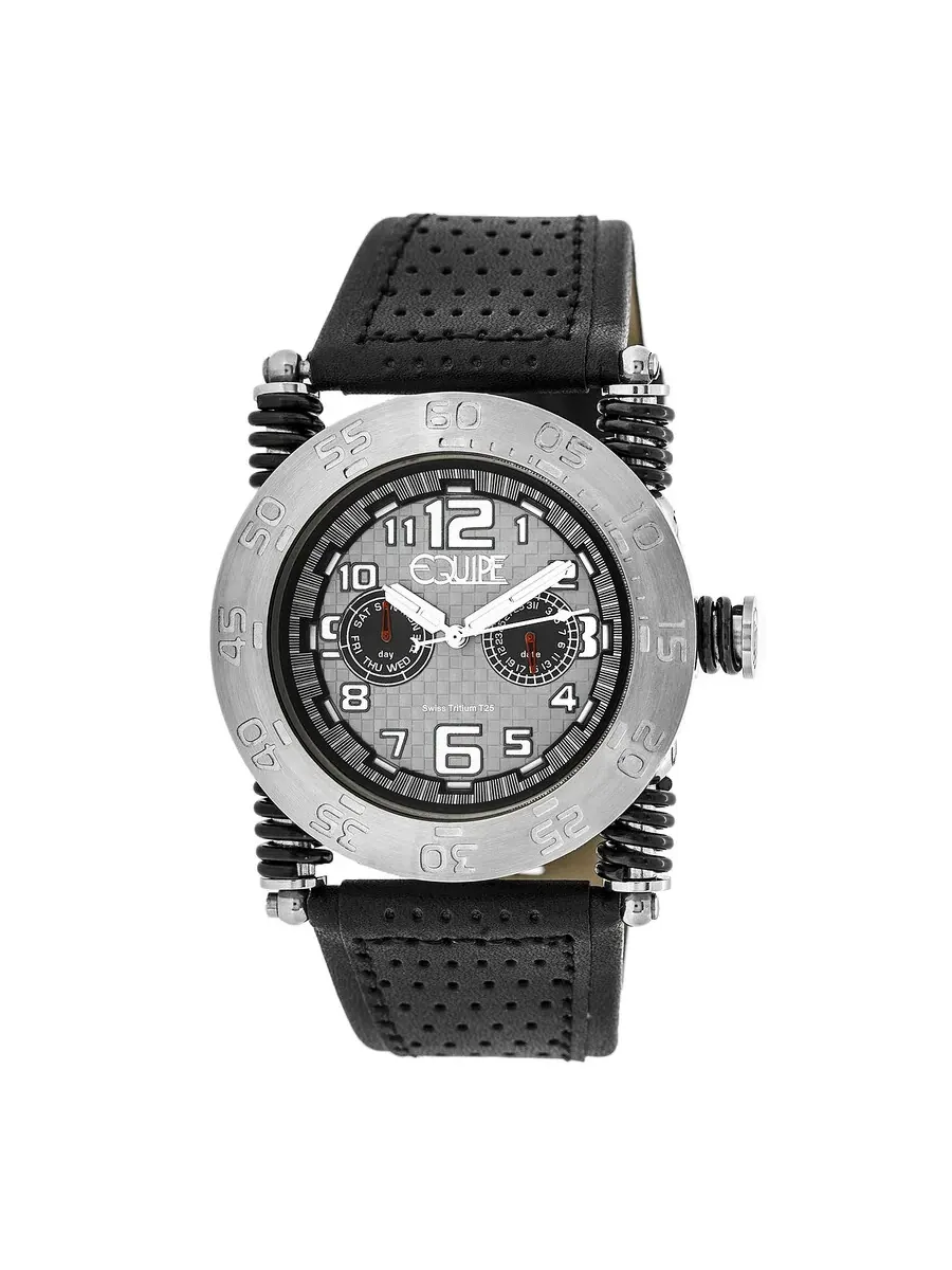 Мужские часы Equipe Tritium Coil с белым циферблатом ET110
