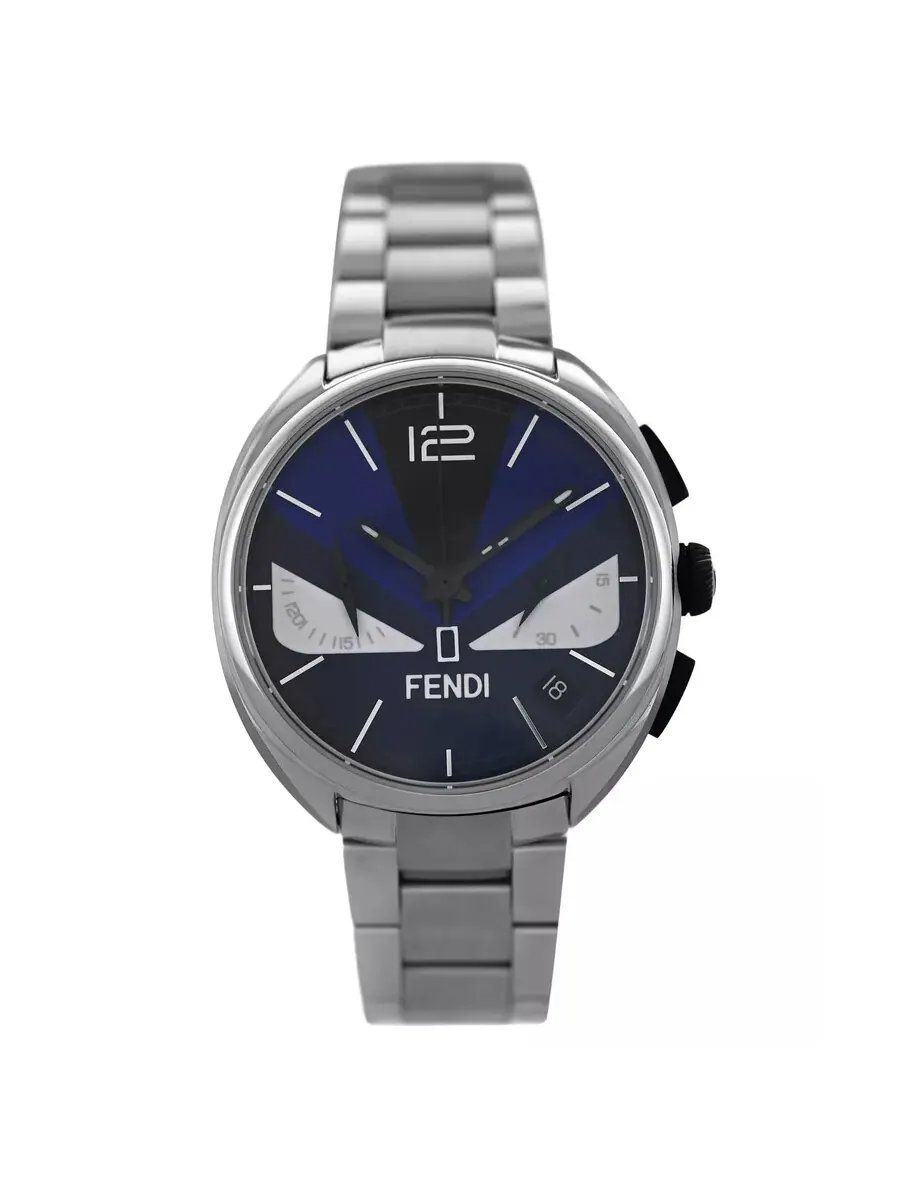 Мужские часы Fendi Momento Bugs Quartz с синим циферблатом F215013500