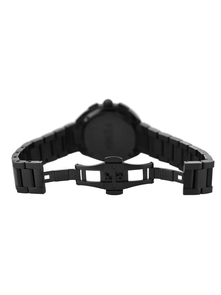 Мужские кварцевые часы Fendi Momento Bugs с коричневым циферблатом, модель F215716400 — изображение 6 из 7, оттенок черный