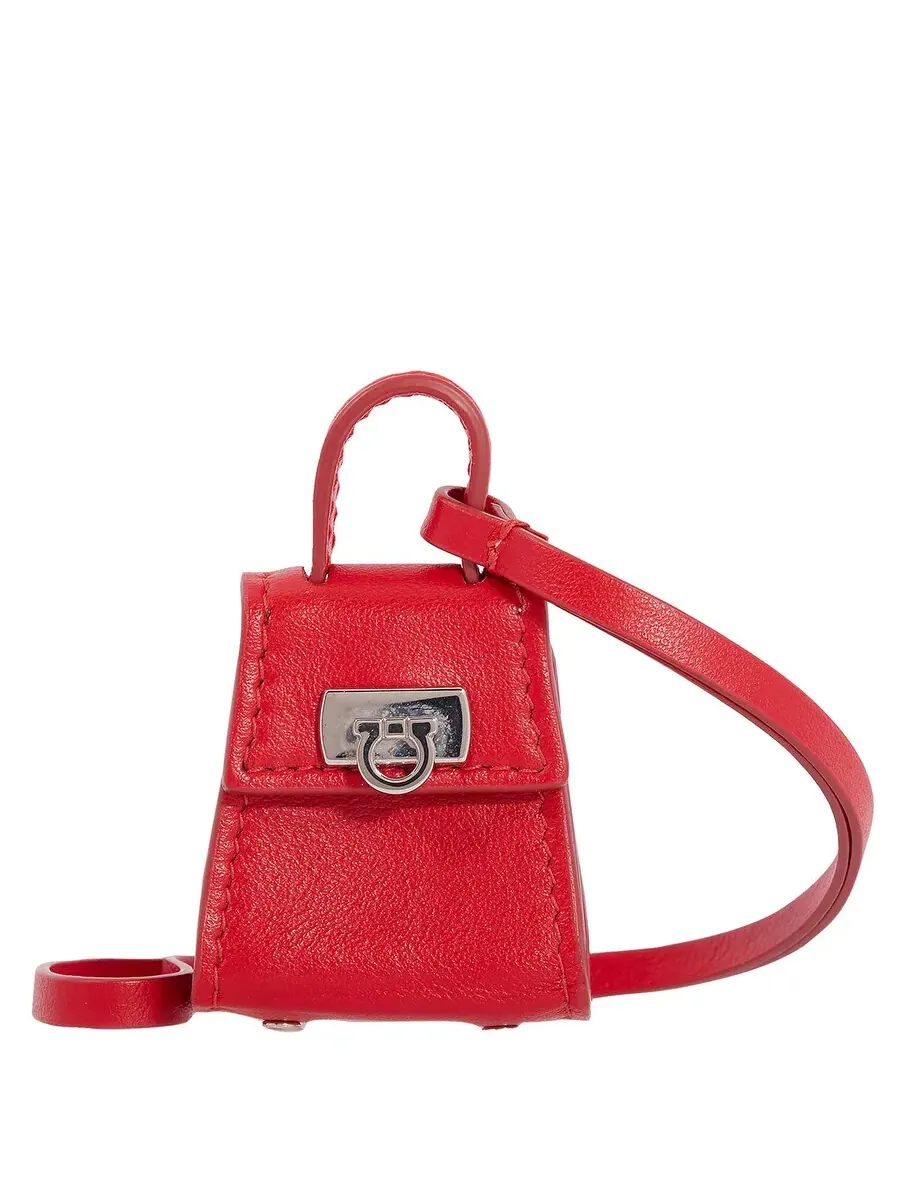 Сумка Ferragamo Gancini Micro Charm in Red