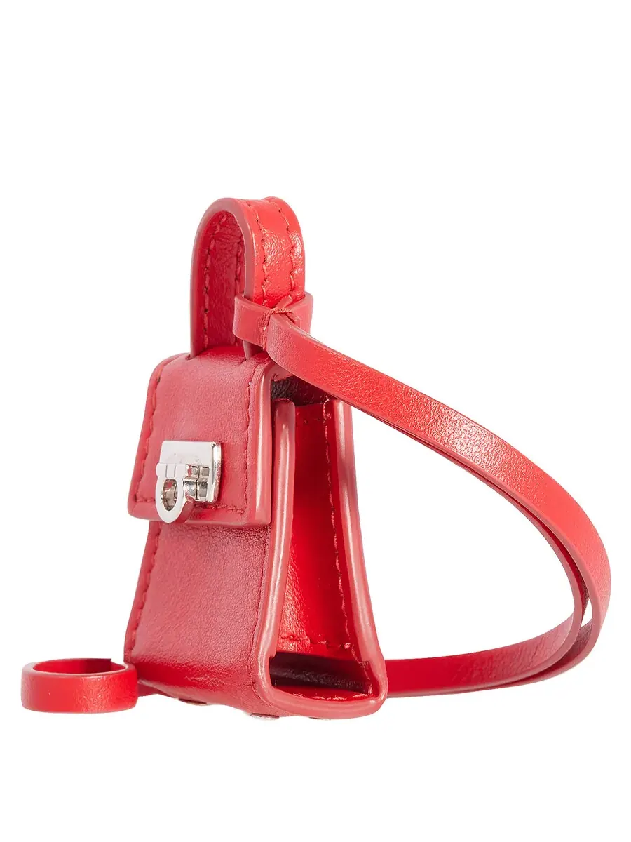 Сумка Ferragamo Gancini Micro Charm in Red — изображение 2 из 3, оттенок красный