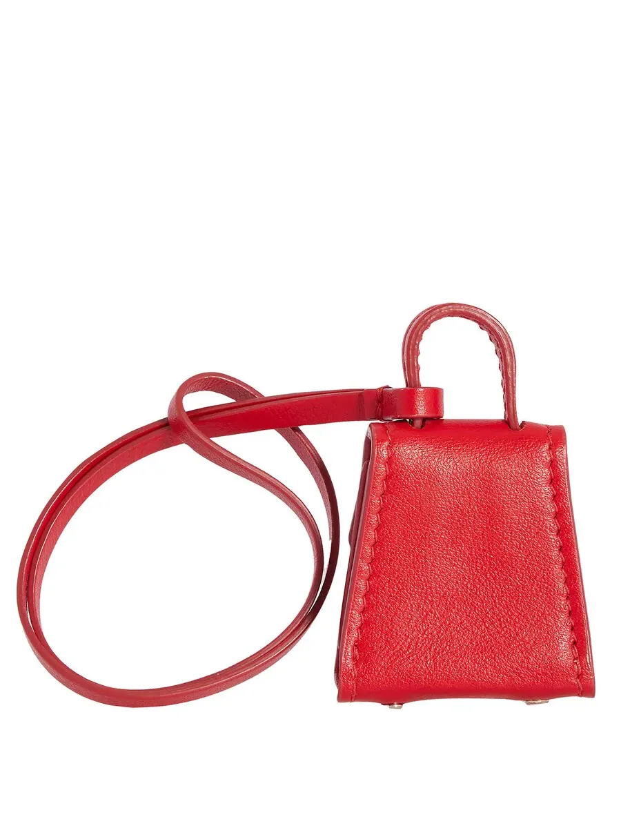 Сумка Ferragamo Gancini Micro Charm in Red — изображение 3 из 3, оттенок красный