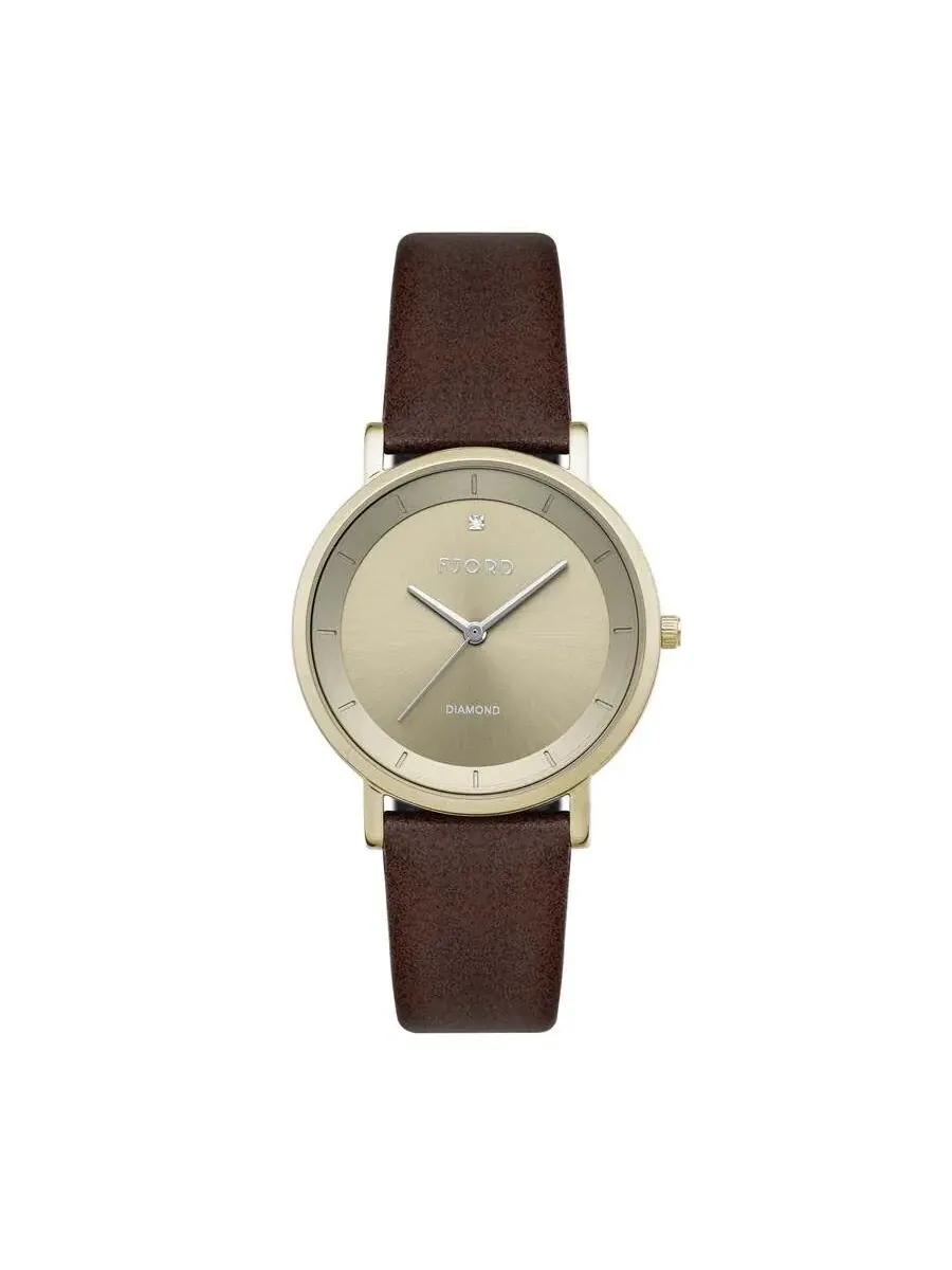 Женские часы Fjord Jensen с серым циферблатом FJ-6062-03
